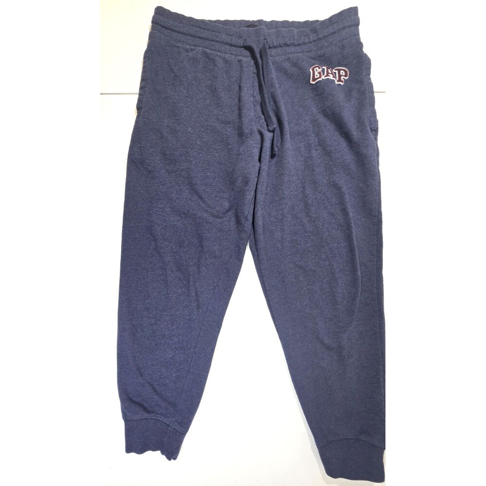 Women's Vintage Navy Blue Gap Sweatpants. Size Large Drawstring Relaxed Logo
